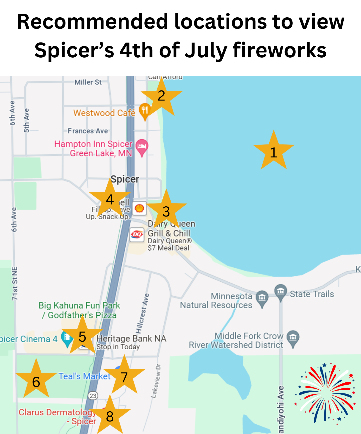 July 4th Events Spicer, MN